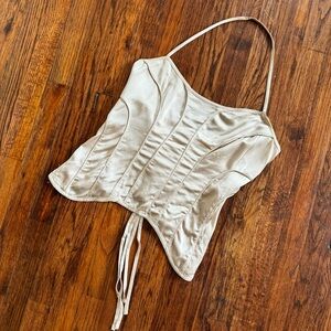Vintage costume national halter corset top